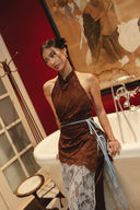 Michelle Sheer Wrap Skirt