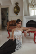 Michelle Sheer Wrap Skirt